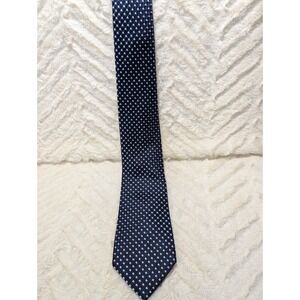 jones new york mens ties Navy And Royal Blue  White & Sky Blue Dimonds Design 4"